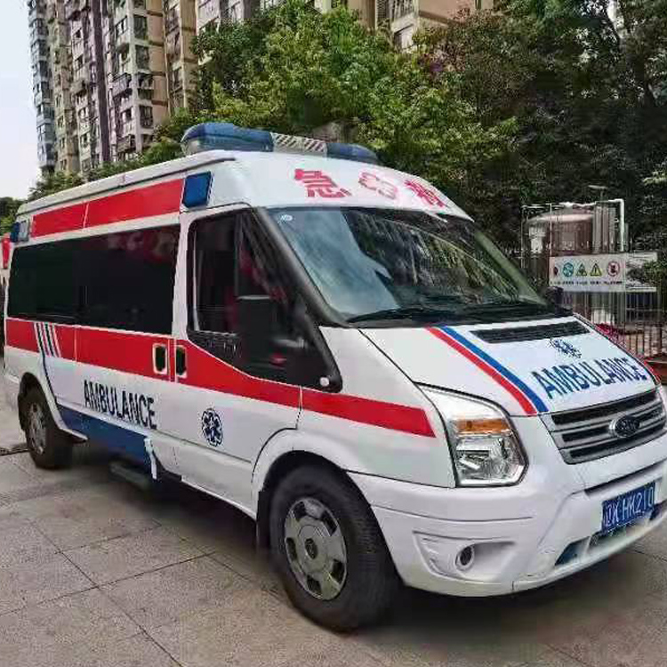 交城长途救护车护送病人返乡